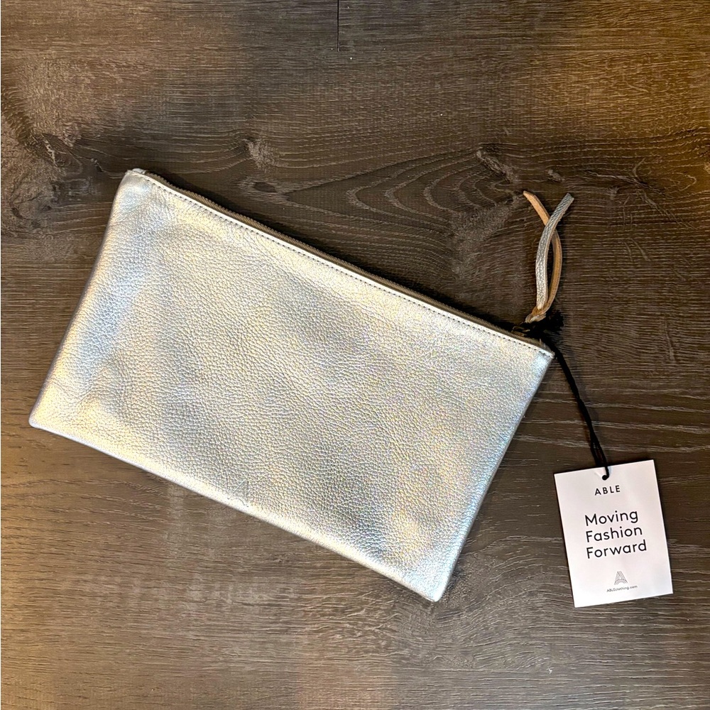 ABLE Marlow Leather Clutch